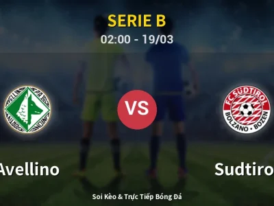 Kết Quả: Avellino 3-2 Sudtirol – Highlight & Bàn Thắng | Serie B