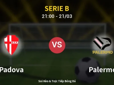 🔴 Trực Tiếp: Padova 0-0 Palermo – Link Xem Serie B (Full HD)