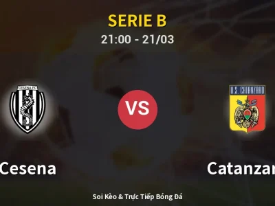 🔴 Trực Tiếp: Cesena 0-0 Catanzaro – Link Xem Serie B (Full HD)
