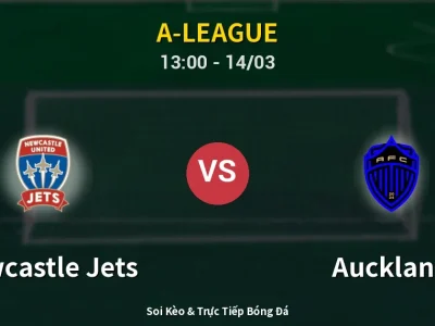 Soi Kèo Newcastle Jets vs Auckland – 13:00 14/03 | Nhận Định, Dự Đoán Tỷ Số