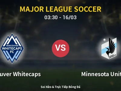 Kết Quả: Vancouver Whitecaps 6-0 Minnesota United FC – Highlight & Bàn Thắng | Major League Soccer