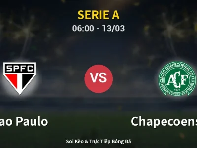 Kết Quả: Sao Paulo 2-0 Chapecoense-sc – Highlight & Bàn Thắng | Serie A