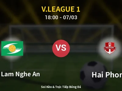 Kết Quả: Song Lam Nghe An 1-0 Hai Phong – Highlight & Bàn Thắng | V.League 1