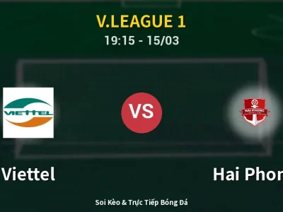 Soi Kèo Viettel vs Hai Phong – 19:15 15/03 | Nhận Định, Dự Đoán Tỷ Số