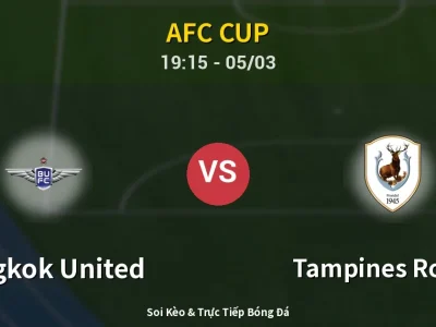 Kết Quả: Bangkok United 2-1 Tampines Rovers – Highlight & Bàn Thắng | AFC Cup