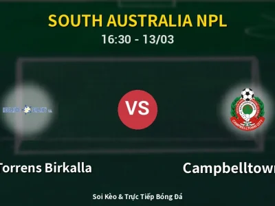 Kết Quả: West Torrens Birkalla 3-2 Campbelltown City – Highlight & Bàn Thắng | South Australia NPL