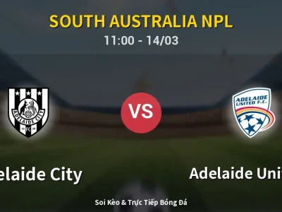 Soi Kèo Adelaide City vs Adelaide United II – 11:00 14/03 | Nhận Định, Dự Đoán Tỷ Số