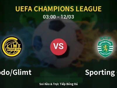 Kết Quả: Bodo/Glimt 3-0 Sporting CP – Highlight & Bàn Thắng | UEFA Champions League