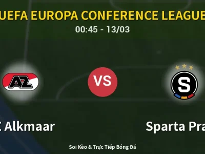 Kết Quả: AZ Alkmaar 2-1 Sparta Praha – Highlight & Bàn Thắng | UEFA Europa Conference League