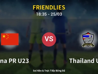 Soi Kèo China PR U23 vs Thailand U23 – 18:35 25/03 | Nhận Định, Dự Đoán Tỷ Số