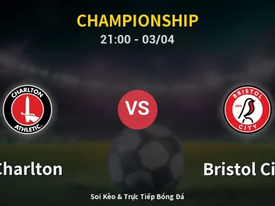 🔴 Trực Tiếp: Charlton 1-2 Bristol City – Link Xem Championship (Full HD)
