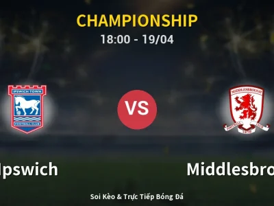 Kết Quả: Ipswich 2-2 Middlesbrough – Highlight & Bàn Thắng | Championship