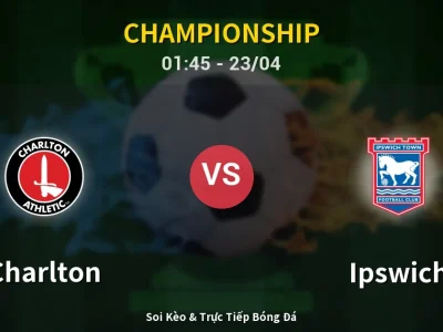 Kết Quả: Charlton 1-2 Ipswich – Highlight & Bàn Thắng | Championship