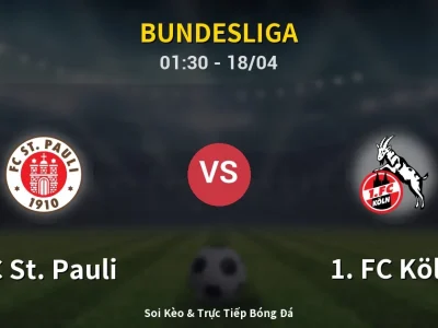 Kết Quả: FC St. Pauli 1-1 1. FC Köln – Highlight & Bàn Thắng | Bundesliga