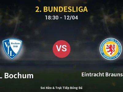 🔴 Trực Tiếp: VfL Bochum 2-0 Eintracht Braunschweig – Link Xem 2. Bundesliga (Full HD)