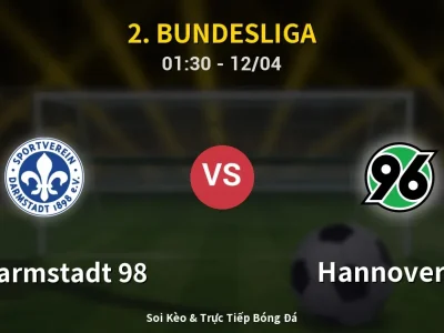 Kết Quả: SV Darmstadt 98 0-2 Hannover 96 – Highlight & Bàn Thắng | 2. Bundesliga