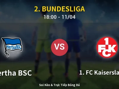 Soi Kèo Hertha BSC vs 1. FC Kaiserslautern – 18:00 11/04 | Nhận Định, Dự Đoán Tỷ Số