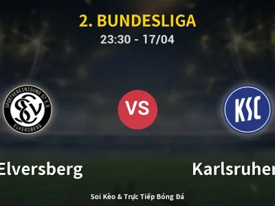 Soi Kèo SV Elversberg vs Karlsruher SC – 23:30 17/04 | Nhận Định, Dự Đoán Tỷ Số