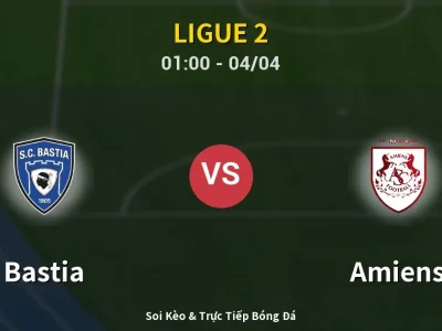 Kết Quả: Bastia 1-1 Amiens – Highlight & Bàn Thắng | Ligue 2