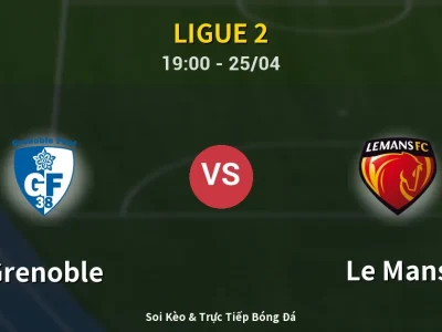Soi Kèo Grenoble vs Le Mans – 19:00 25/04 | Nhận Định, Dự Đoán Tỷ Số