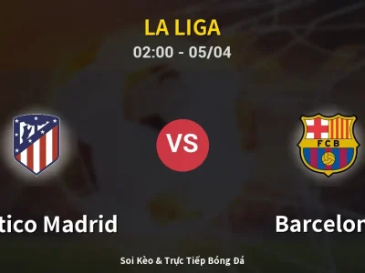 Kết Quả: Atletico Madrid 1-2 Barcelona – Highlight & Bàn Thắng | La Liga