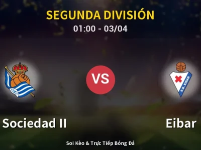 Kết Quả: Real Sociedad II 0-1 Eibar – Highlight & Bàn Thắng | Segunda División