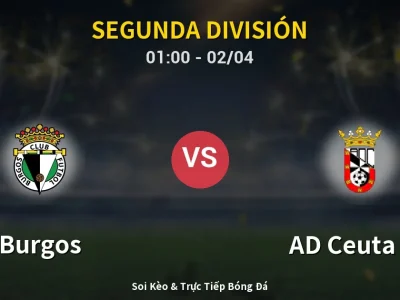 Kết Quả: Burgos 1-1 AD Ceuta FC – Highlight & Bàn Thắng | Segunda División