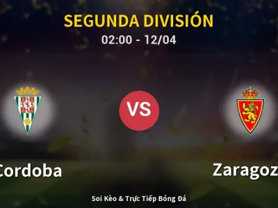 Kết Quả: Cordoba 1-0 Zaragoza – Highlight & Bàn Thắng | Segunda División