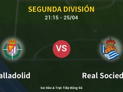 Soi Kèo Valladolid vs Real Sociedad II – 21:15 25/04 | Nhận Định, Dự Đoán Tỷ Số
