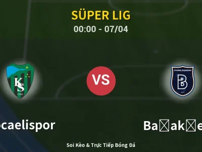 Kết Quả: Kocaelispor 0-0 Başakşehir – Highlight & Bàn Thắng | Süper Lig