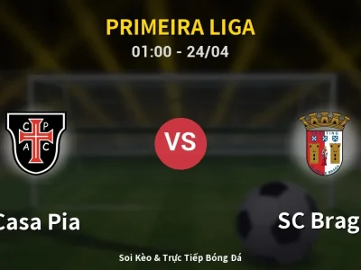 Kết Quả: Casa Pia 0-1 SC Braga – Highlight & Bàn Thắng | Primeira Liga