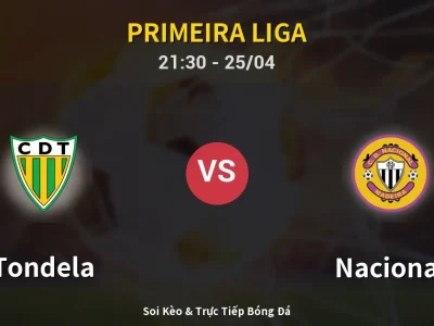 Soi Kèo Tondela vs Nacional – 21:30 25/04 | Nhận Định, Dự Đoán Tỷ Số
