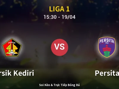 Kết Quả: Persik Kediri 1-0 Persita – Highlight & Bàn Thắng | Liga 1