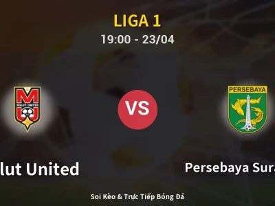 Soi Kèo Malut United vs Persebaya Surabaya – 19:00 23/04 | Nhận Định, Dự Đoán Tỷ Số