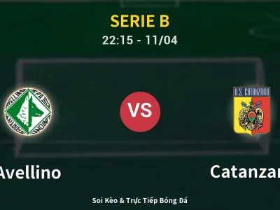 Soi Kèo Avellino vs Catanzaro – 22:15 11/04 | Nhận Định, Dự Đoán Tỷ Số