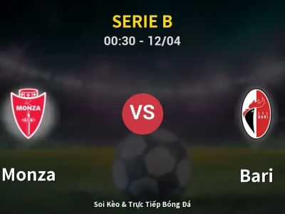 Kết Quả: Monza 2-0 Bari – Highlight & Bàn Thắng | Serie B