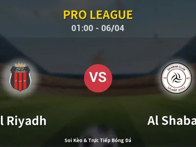 Kết Quả: Al Riyadh 1-1 Al Shabab – Highlight & Bàn Thắng | Pro League
