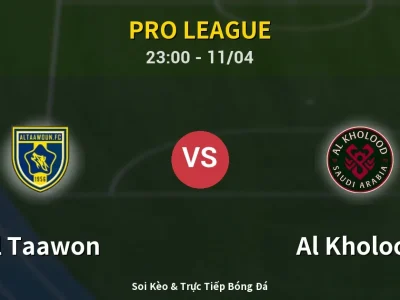 Soi Kèo Al Taawon vs Al Kholood – 23:00 11/04 | Nhận Định, Dự Đoán Tỷ Số