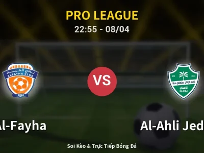 Soi Kèo Al-Fayha vs Al-Ahli Jeddah – 22:55 08/04 | Nhận Định, Dự Đoán Tỷ Số