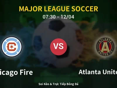 Kết Quả: Chicago Fire 1-0 Atlanta United FC – Highlight & Bàn Thắng | Major League Soccer