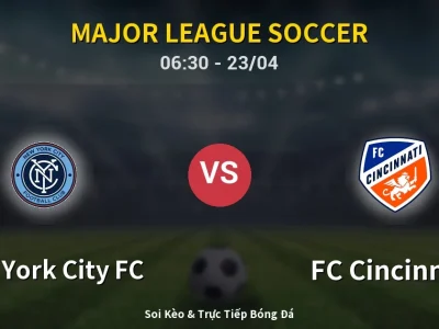 Kết Quả: New York City FC 4-4 FC Cincinnati – Highlight & Bàn Thắng | Major League Soccer
