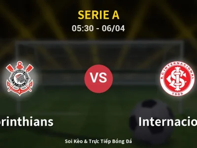 Kết Quả: Corinthians 0-1 Internacional – Highlight & Bàn Thắng | Serie A
