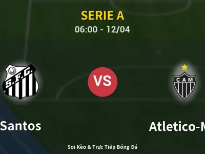Kết Quả: Santos 1-0 Atletico-MG – Highlight & Bàn Thắng | Serie A