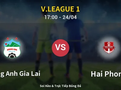 Kết Quả: Hoang Anh Gia Lai 0-0 Hai Phong – Highlight & Bàn Thắng | V.League 1