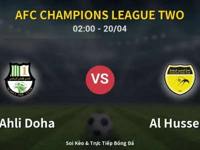 Kết Quả: Al Ahli Doha 3-1 Al Hussein – Highlight & Bàn Thắng | AFC Champions League Two