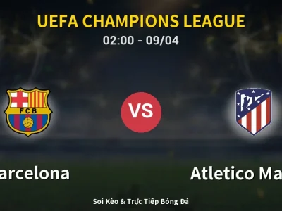 Kết Quả: Barcelona 0-2 Atletico Madrid – Highlight & Bàn Thắng | UEFA Champions League