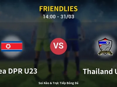Kết Quả: Korea DPR U23 0-0 Thailand U23 – Highlight & Bàn Thắng | Friendlies