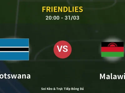 Soi Kèo Botswana vs Malawi – 20:00 31/03 | Nhận Định, Dự Đoán Tỷ Số