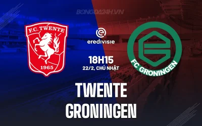 Twente vs Groningen: Chủ nhà 'bất bại' đón đối thủ 'thủng lưới' liên tiếp - Dự đoán tỷ số Eredivisie 22/2 1