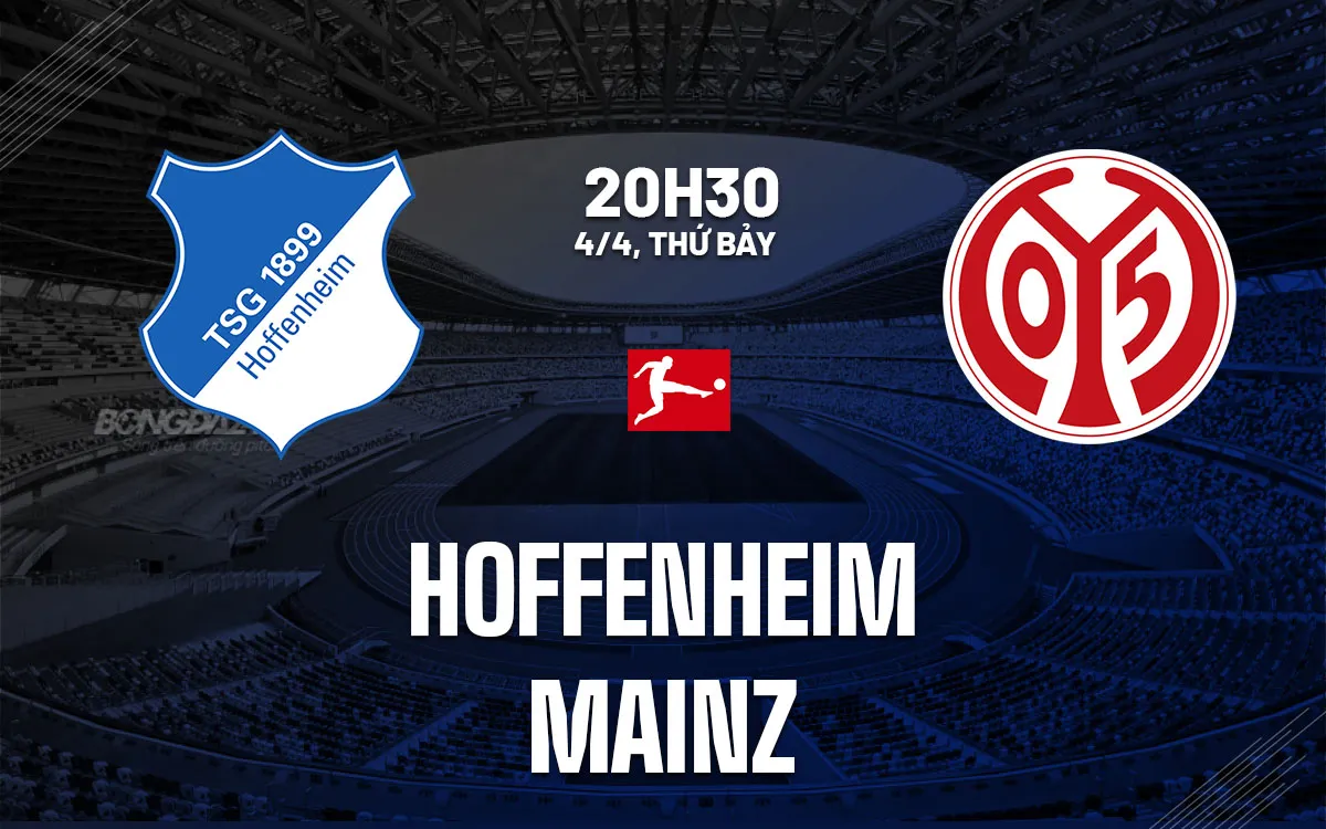 nhan dinh bong da du doan Hoffenheim vs Mainz vdqg duc bundesliga hom nay